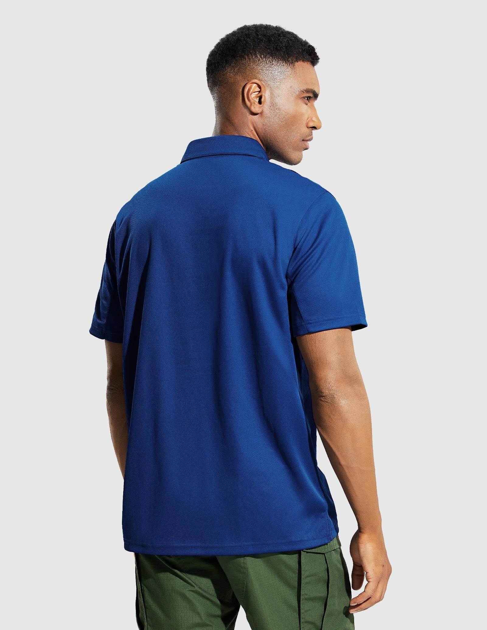 MIER Men's Tactical Polo Shirts Outdoor Collared Shirt Men Polo