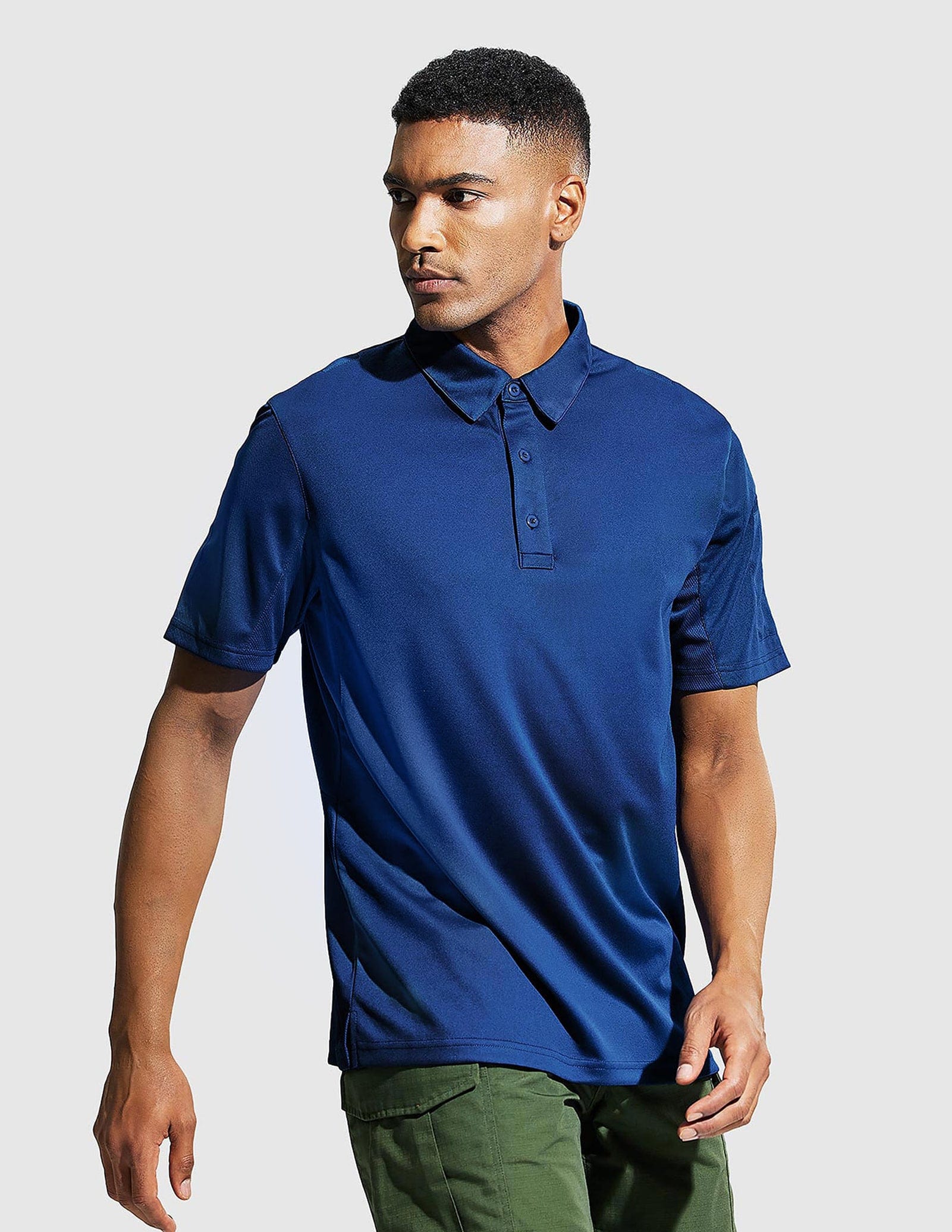 MIER Men's Tactical Polo Shirts Outdoor Collared Shirt Men Polo