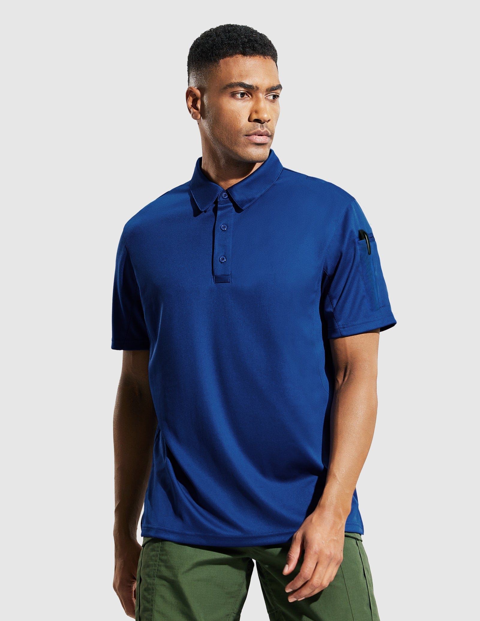 MIER Men's Tactical Polo Shirts Outdoor Collared Shirt Men Polo