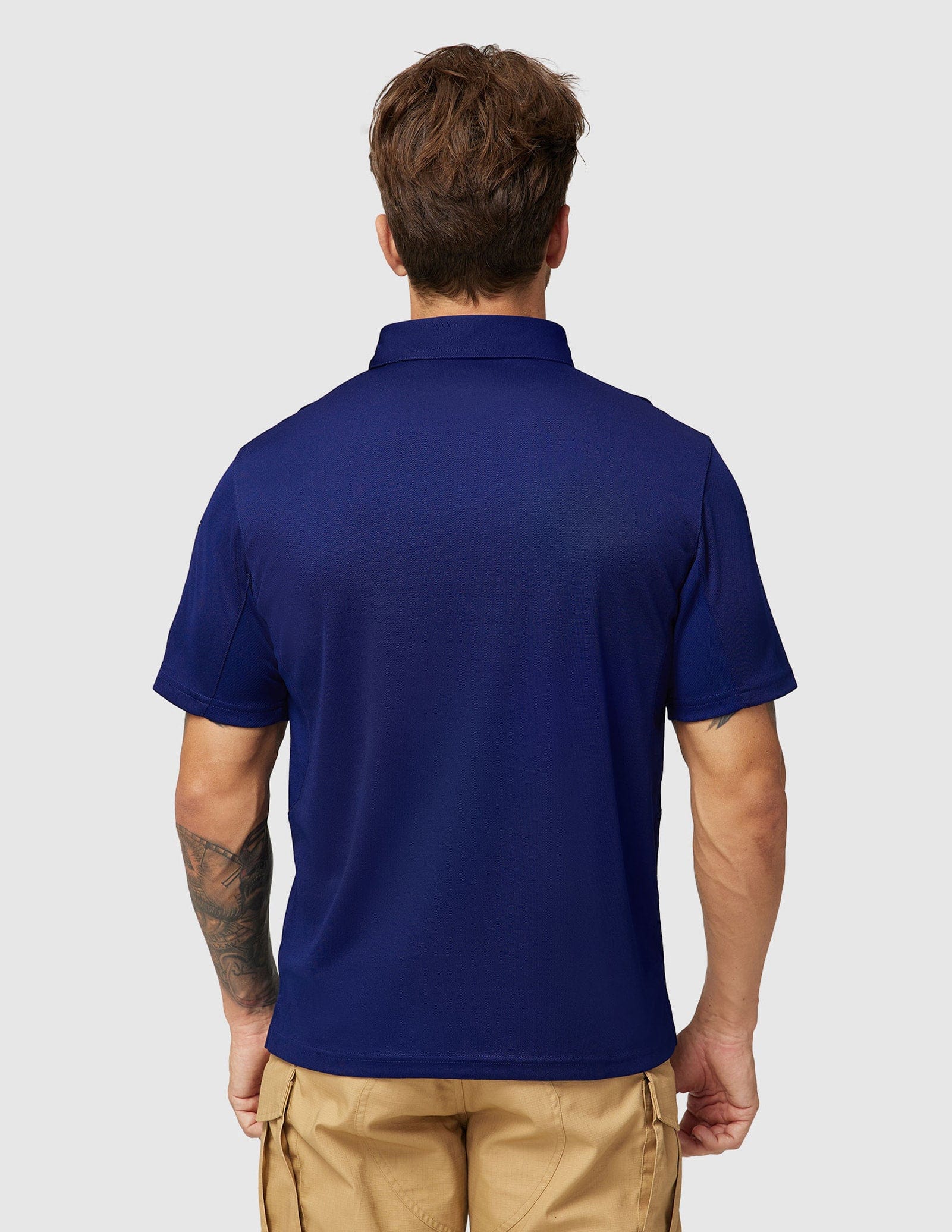 MIER Men's Tactical Polo Shirts Outdoor Collared Shirt Men Polo