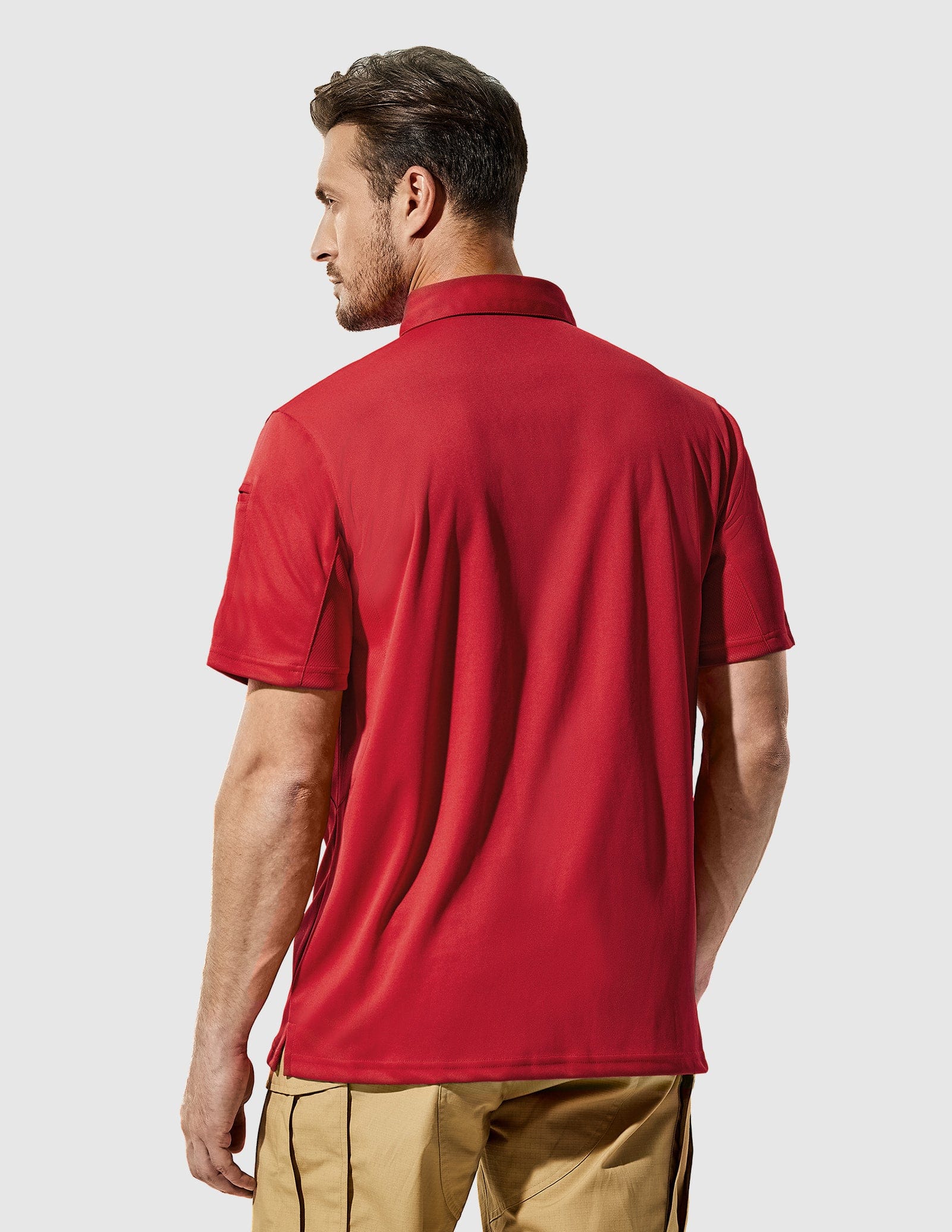 MIER Men's Tactical Polo Shirts Outdoor Collared Shirt Men Polo