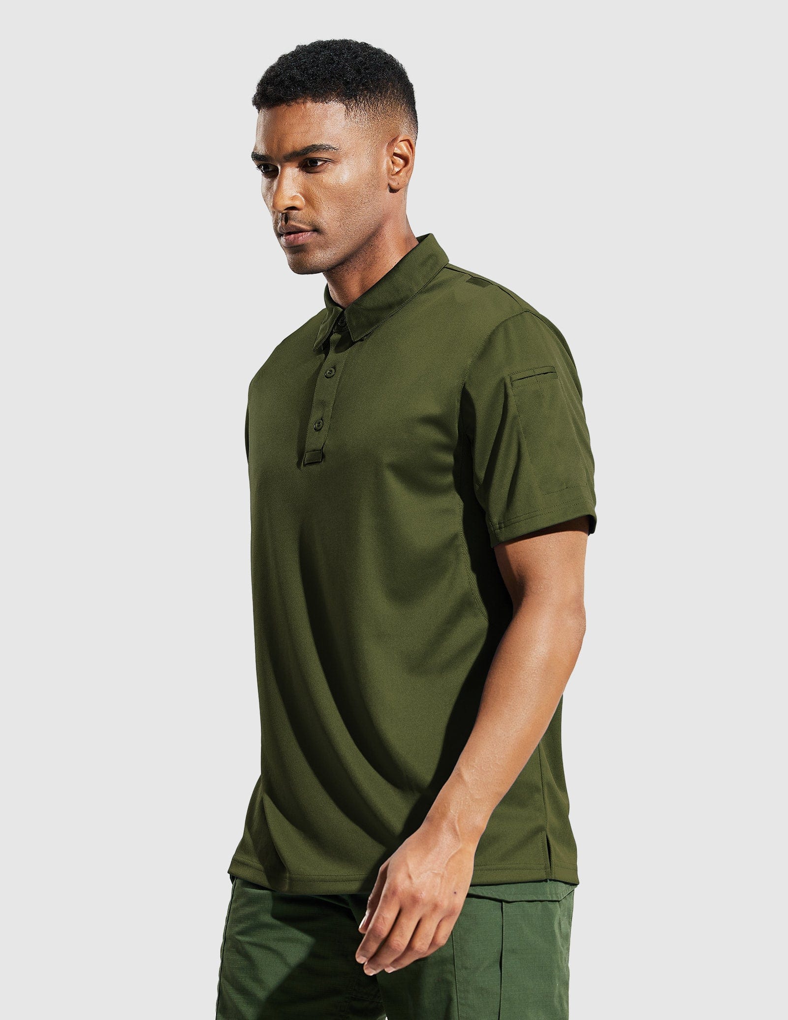 MIER Men's Tactical Polo Shirts Outdoor Collared Shirt Men Polo