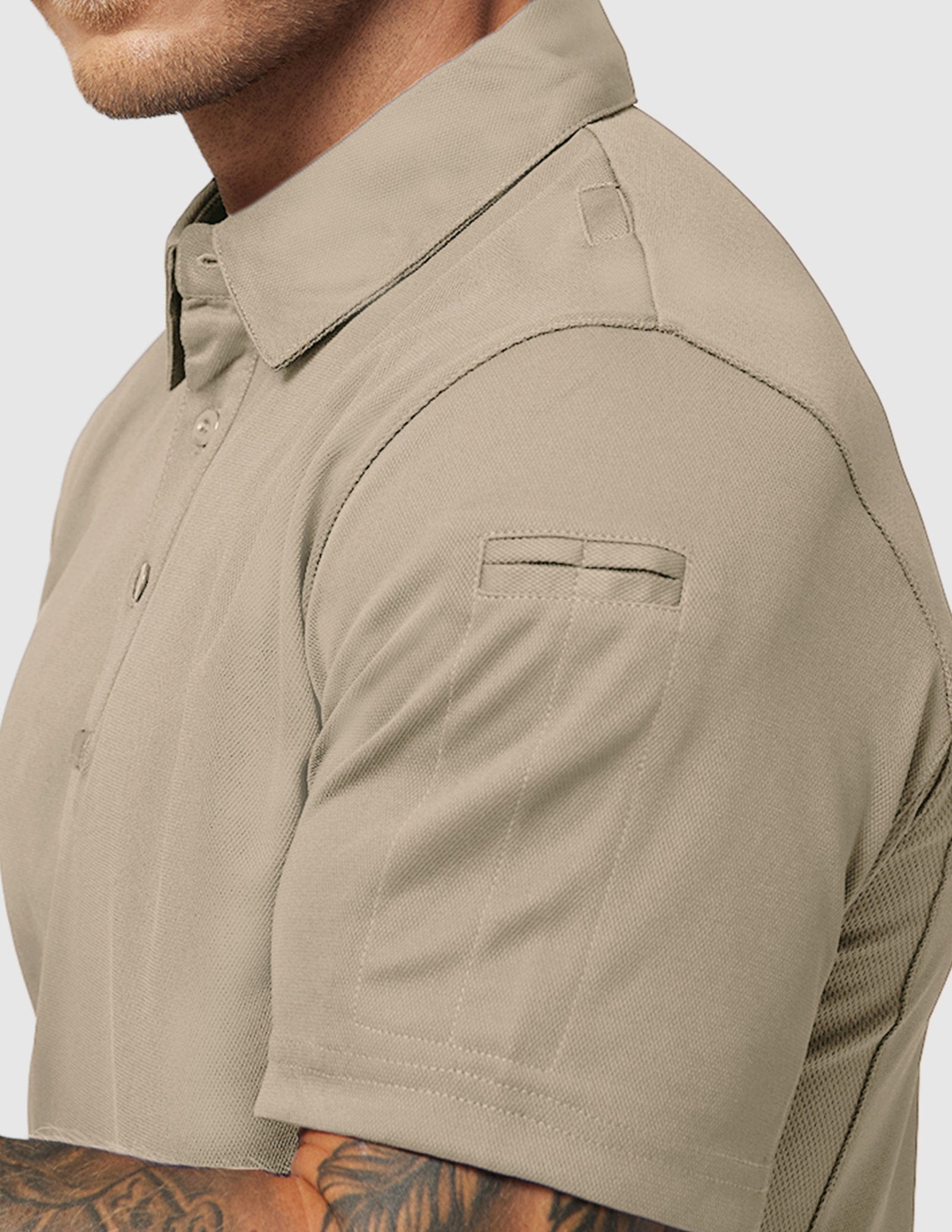 MIER Men's Tactical Polo Shirts Outdoor Collared Shirt Men Polo
