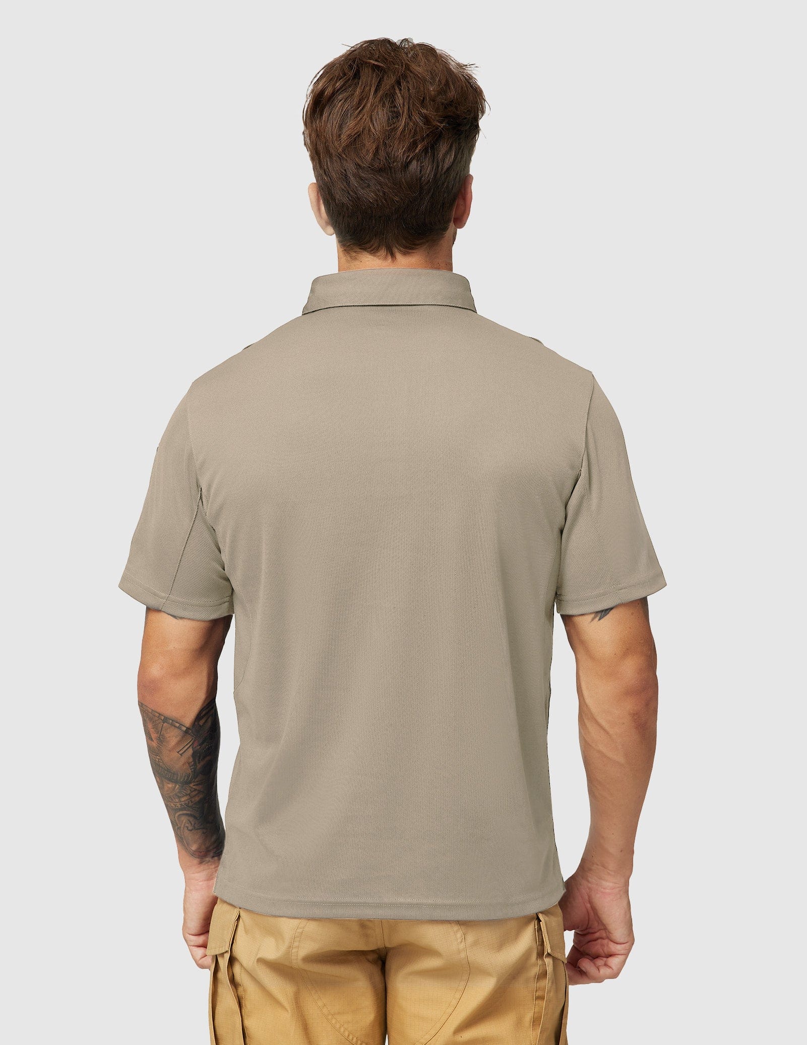 MIER Men's Tactical Polo Shirts Outdoor Collared Shirt Men Polo