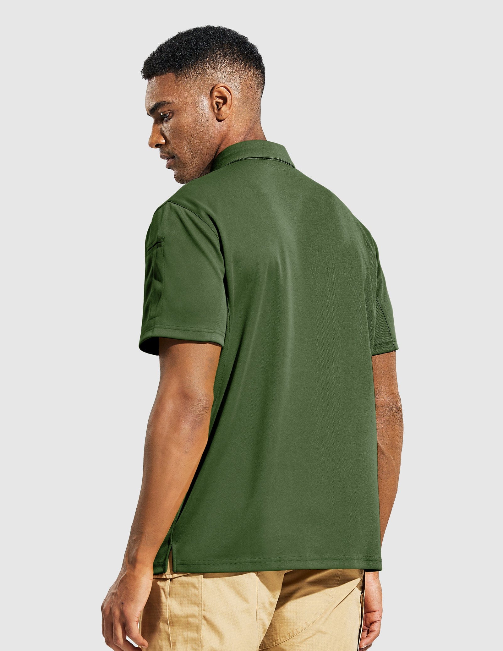 MIER Men's Tactical Polo Shirts Outdoor Collared Shirt Men Polo