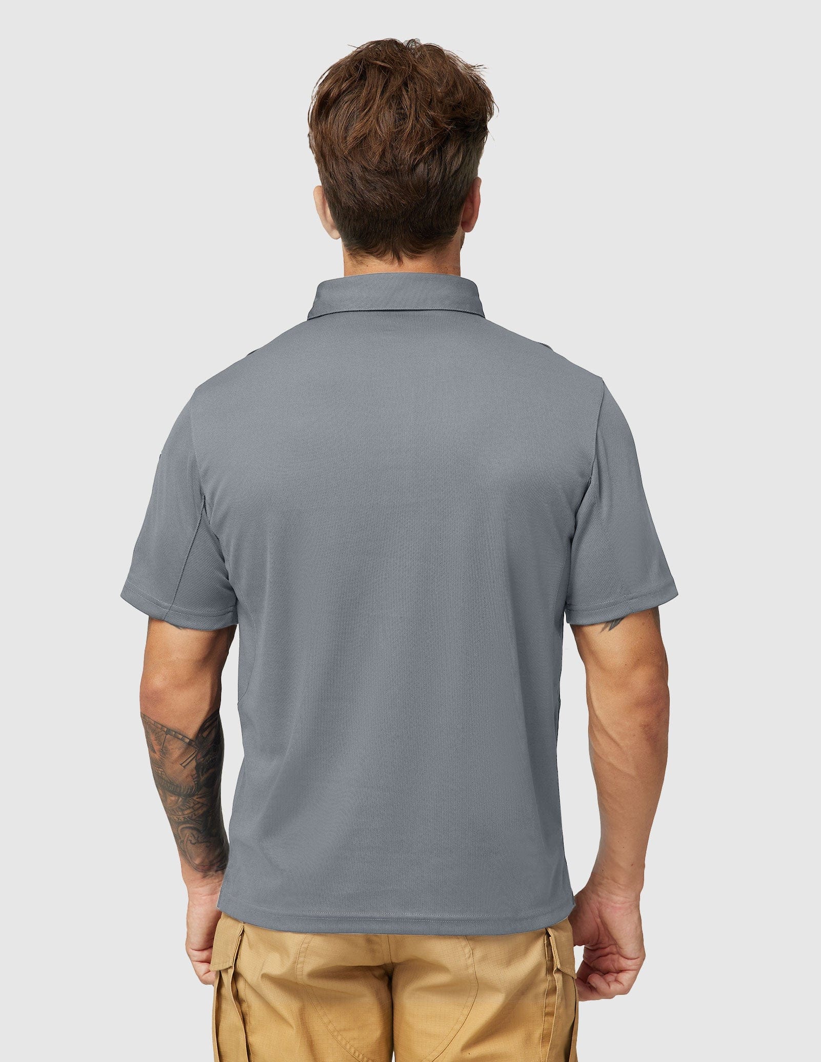 MIER Men's Tactical Polo Shirts Outdoor Collared Shirt Men Polo