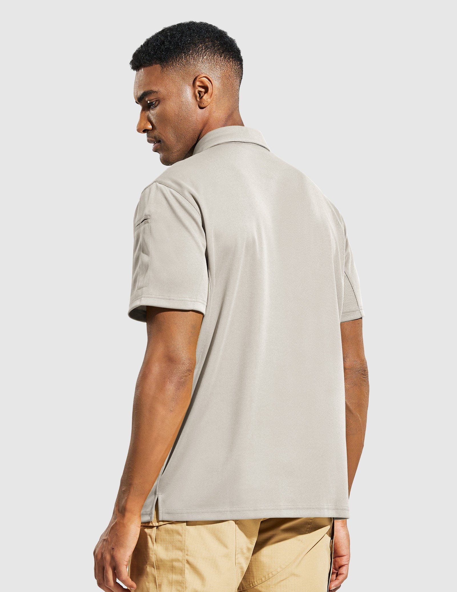 MIER Men's Tactical Polo Shirts Outdoor Collared Shirt Men Polo