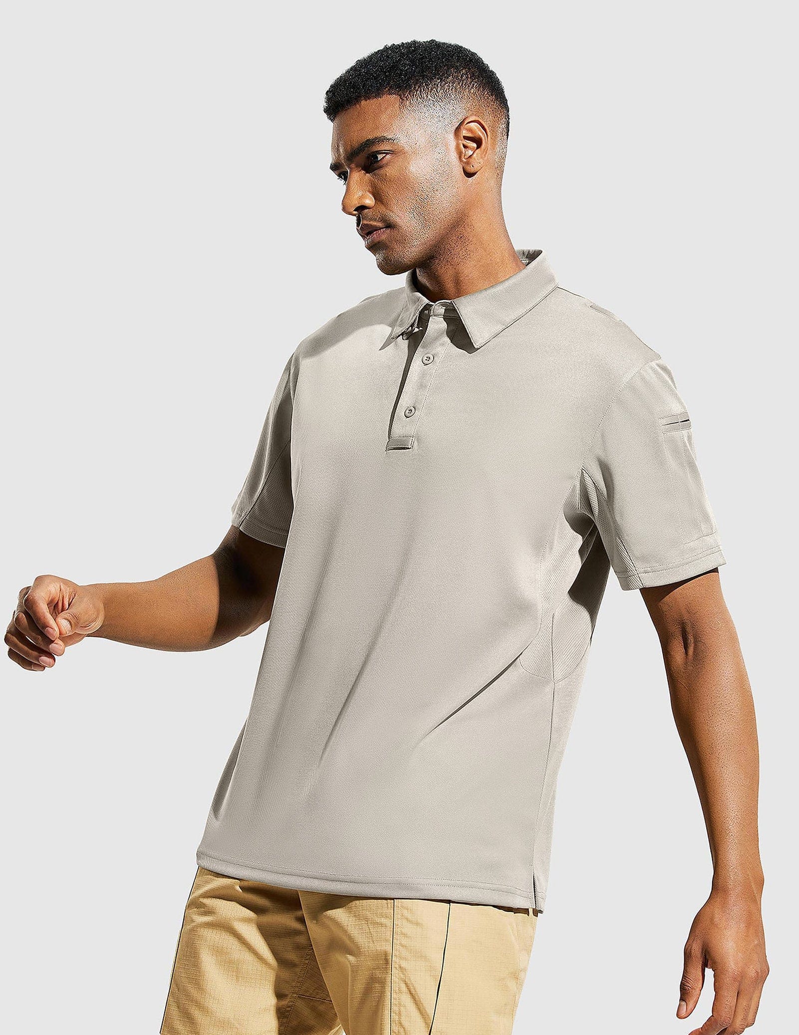 MIER Men's Tactical Polo Shirts Outdoor Collared Shirt Men Polo