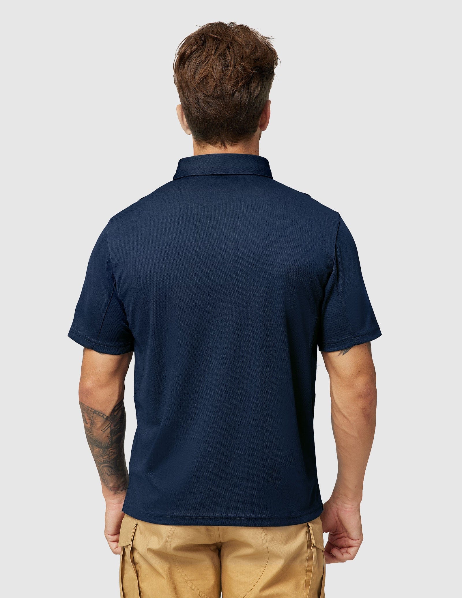 MIER Men's Tactical Polo Shirts Outdoor Collared Shirt Men Polo