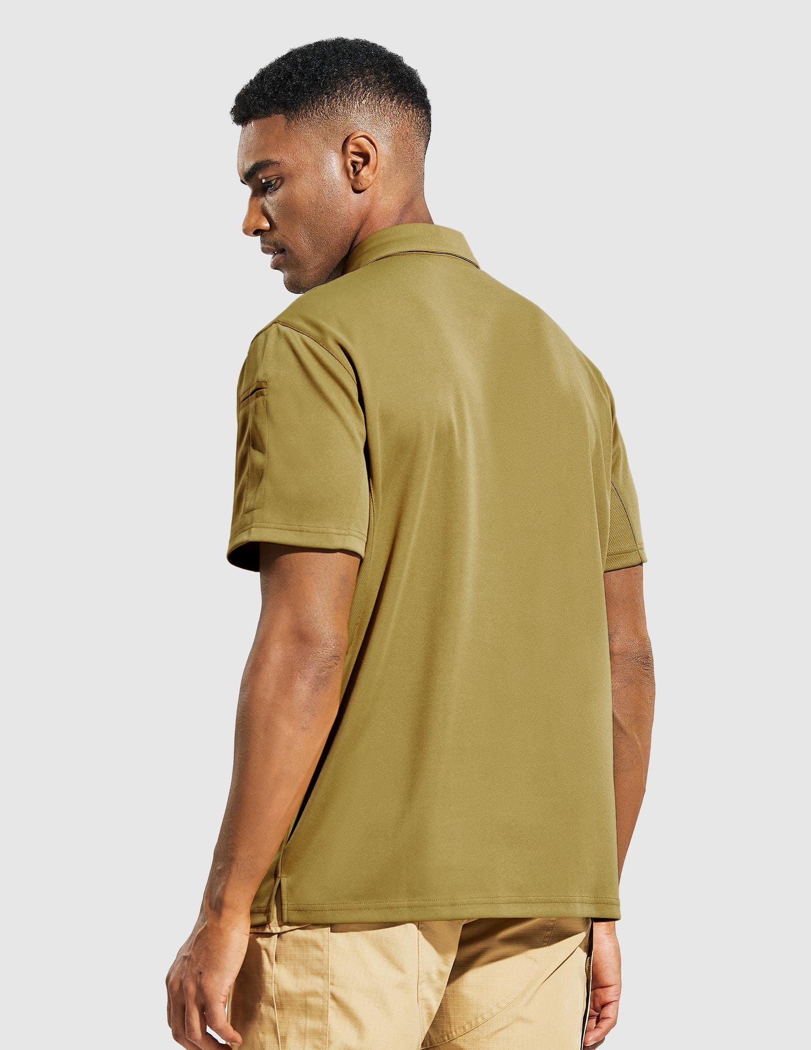 MIER Men's Tactical Polo Shirts Outdoor Collared Shirt Men Polo
