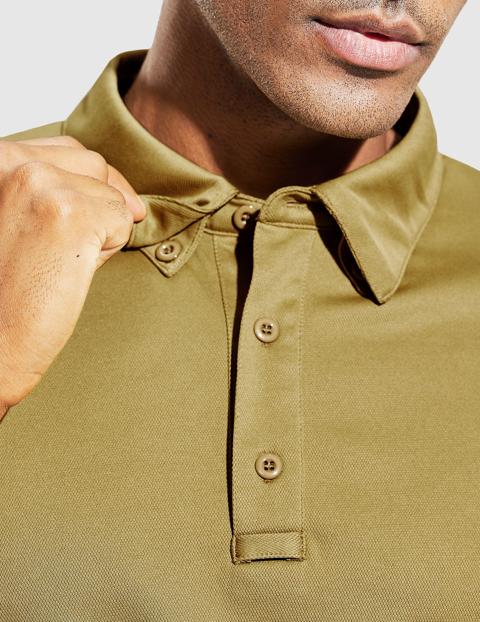MIER Men's Tactical Polo Shirts Outdoor Collared Shirt Men Polo