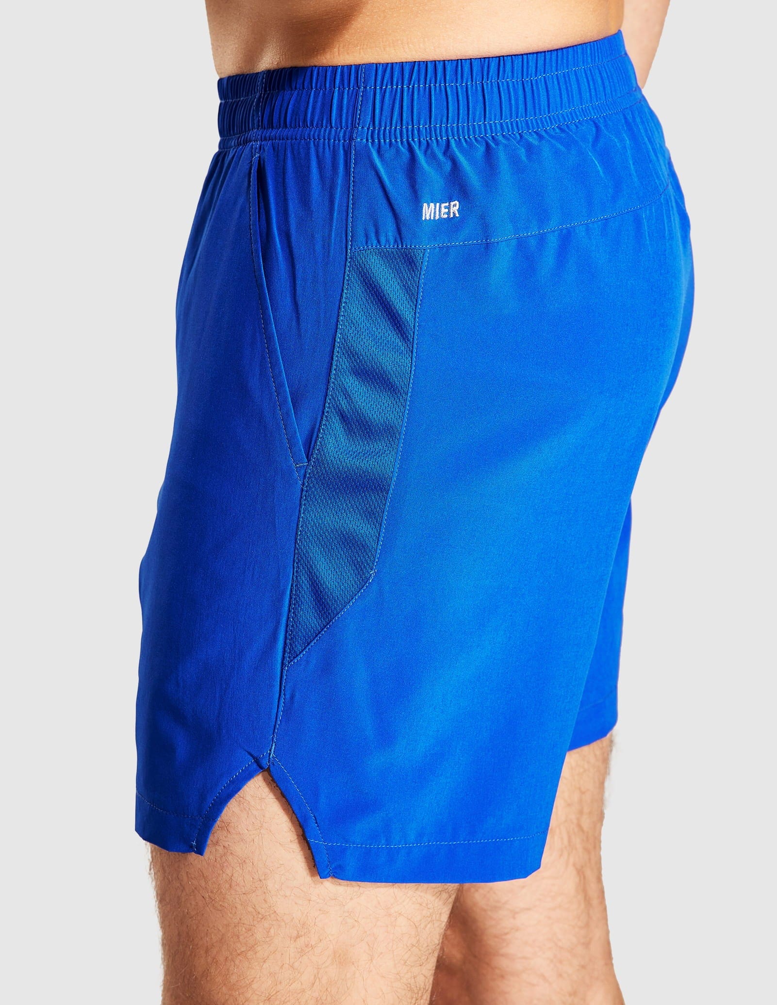 Men's Workout Shorts 5 Inches Running Shorts with Pockets Men's Shorts MIER