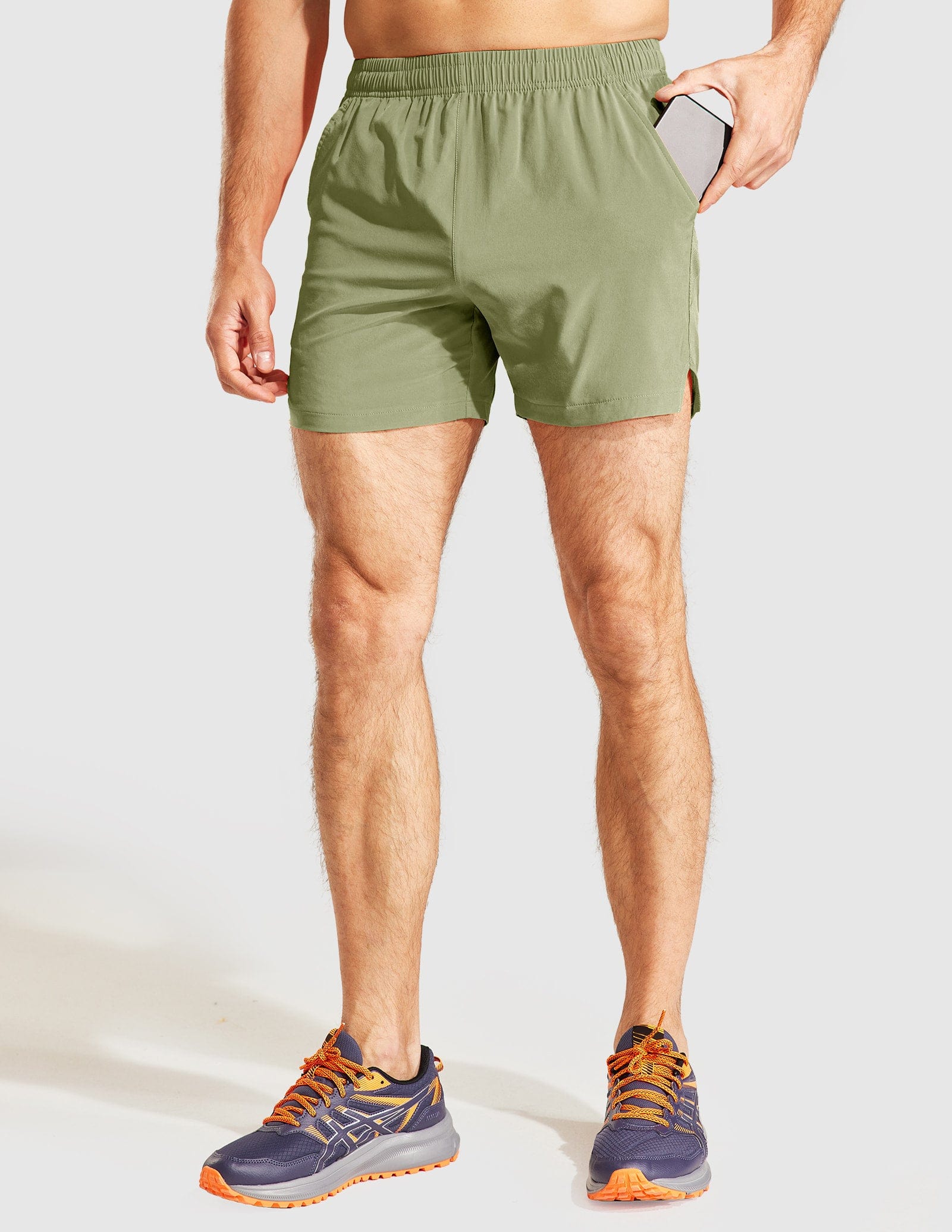 MIER Men's 5 Inch Quick Dry Running Shorts Men's Shorts
