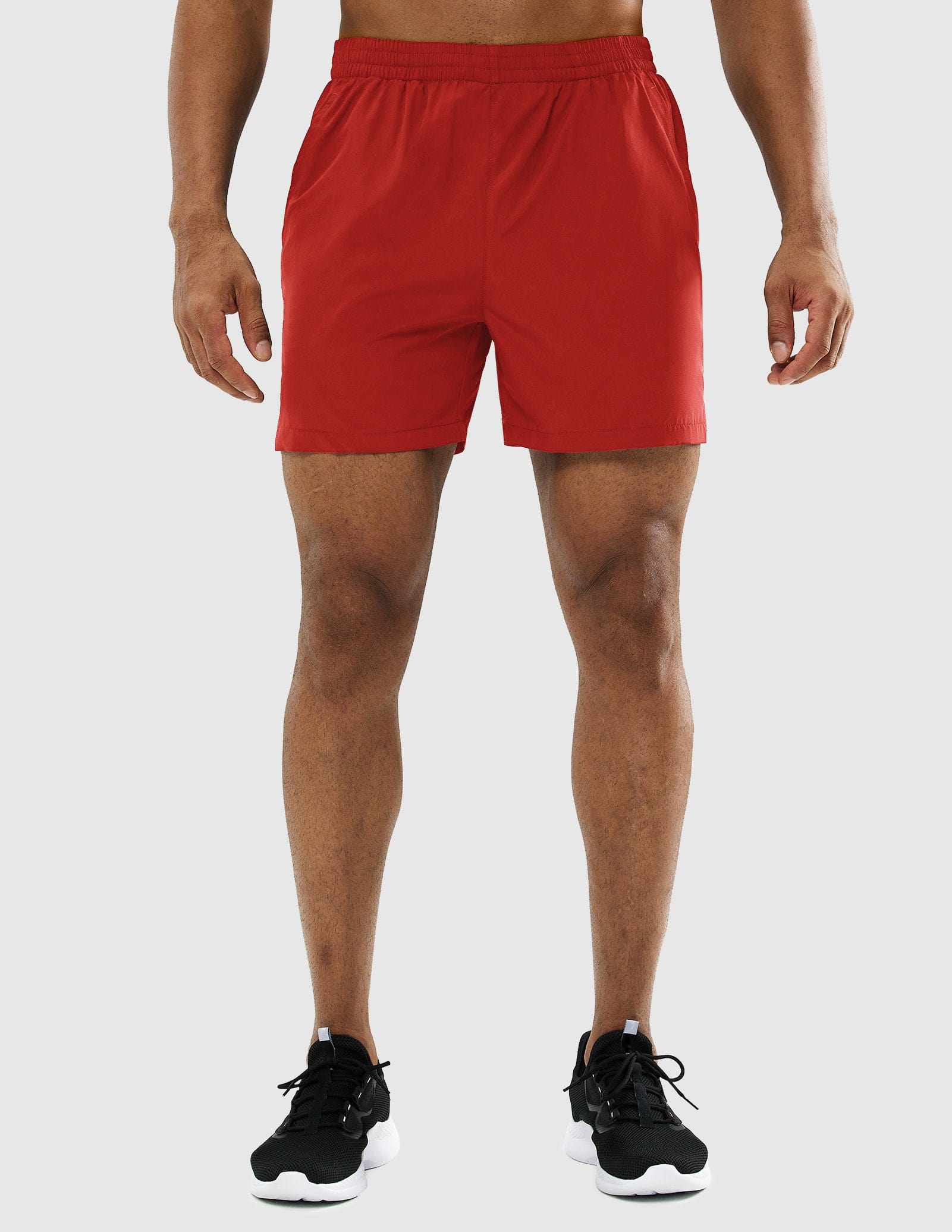 MIER Men's 5 Inch Quick Dry Running Shorts Men's Shorts Red / XS