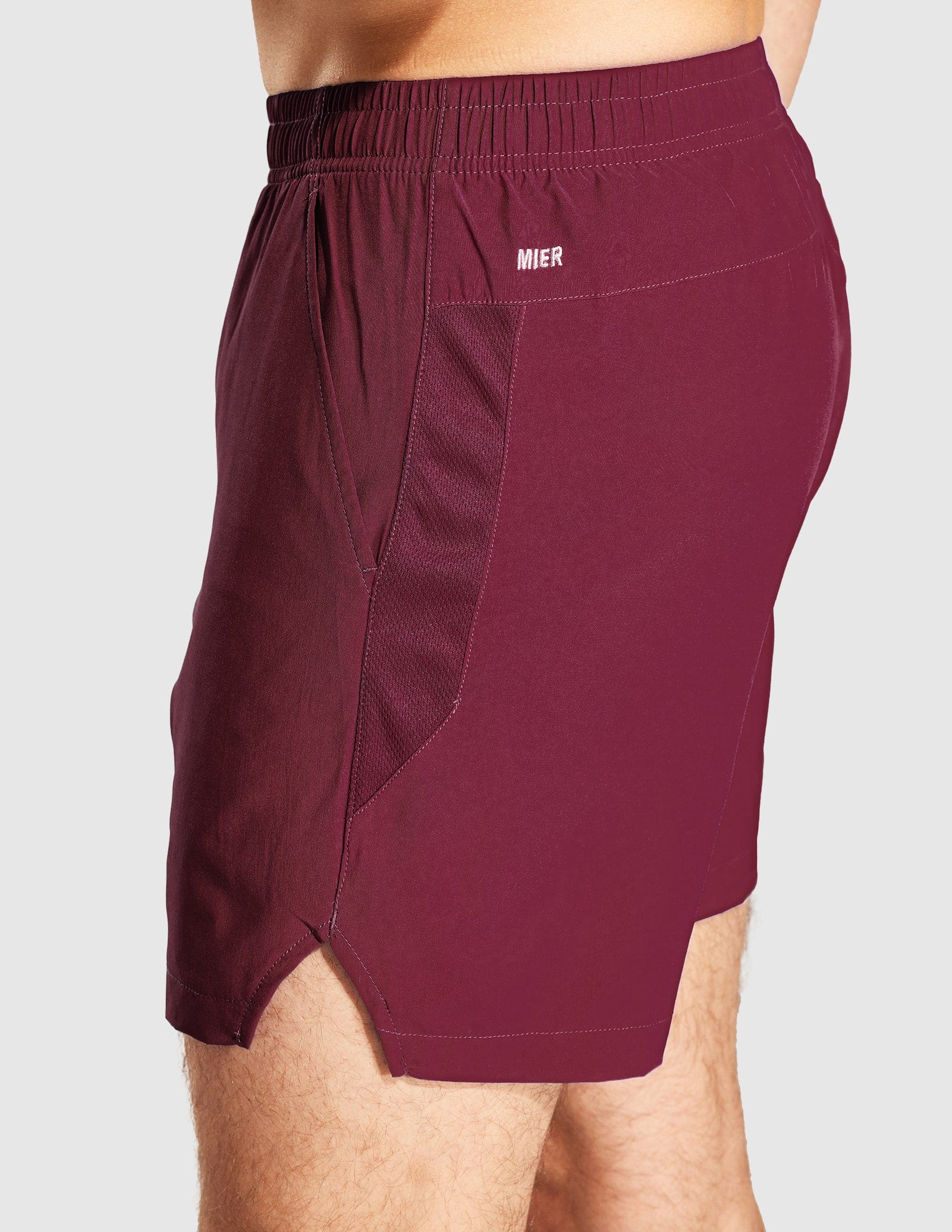 Men's Workout Shorts 5 Inches Running Shorts with Pockets Men's Shorts MIER