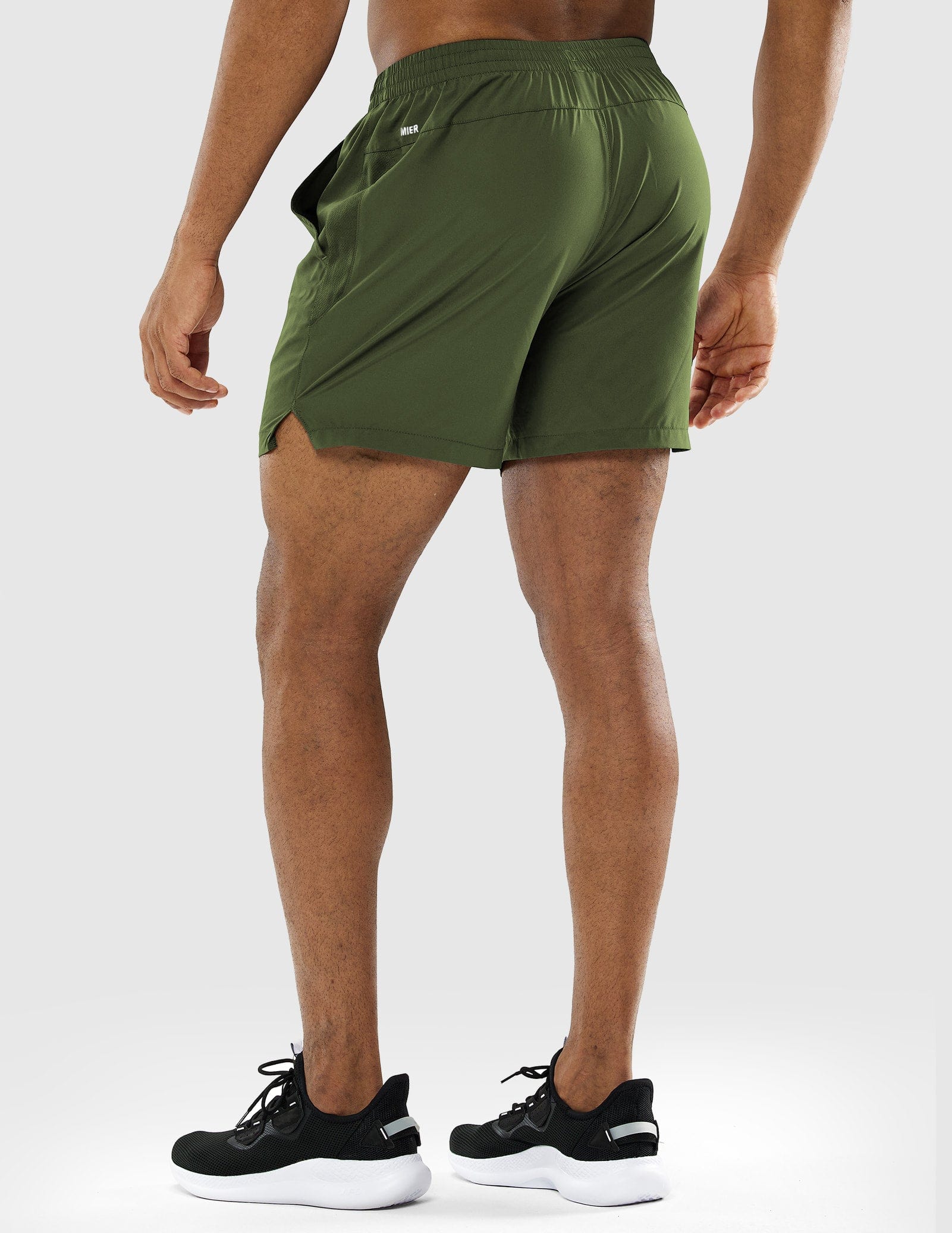 Men's Workout Shorts 5 Inches Running Shorts with Pockets Men's Shorts MIER