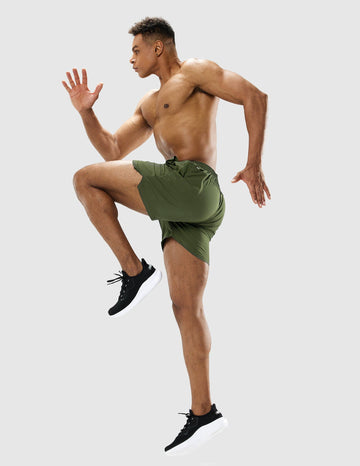 MIER Men's Inch Quick Dry Running Shorts