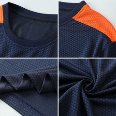 Men t-Shirts Sport Gym Fitness Tshirts Man Short Sleeve Bodybuilding Top Quick Dry Football Shirts Jerseys Male Gym Clothing 4XL 0 MIER