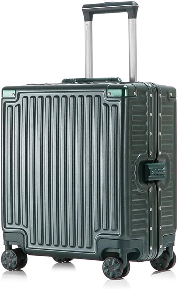 MIERSPORT Travel Suitcase Aluminum Frame Universal Wheel Rolling Luggage Bag 0 Green / 18 inch MIERSPORTS