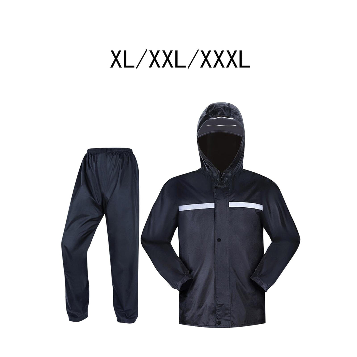 Rain Suit Waterproof Jacket Breathable Rain Coat Pants Adults Women Men with Reflective Strip Raincoat for Travel Fishing Hiking 0 XL MIER