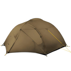 Ultralight 3 Person Backpacking Tents 3 Season with Footprint Camping Tent Khaki MIER