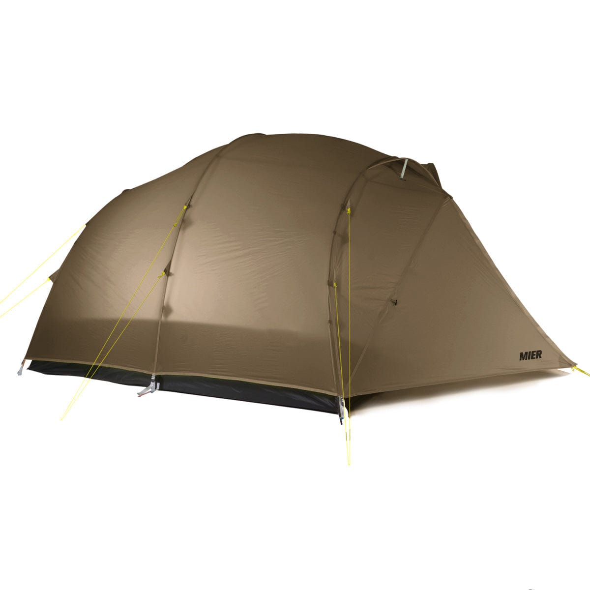 Ultralight 4 Person Backpacking Tent 4 Season Camping Tents Camping Tent Khaki MIER