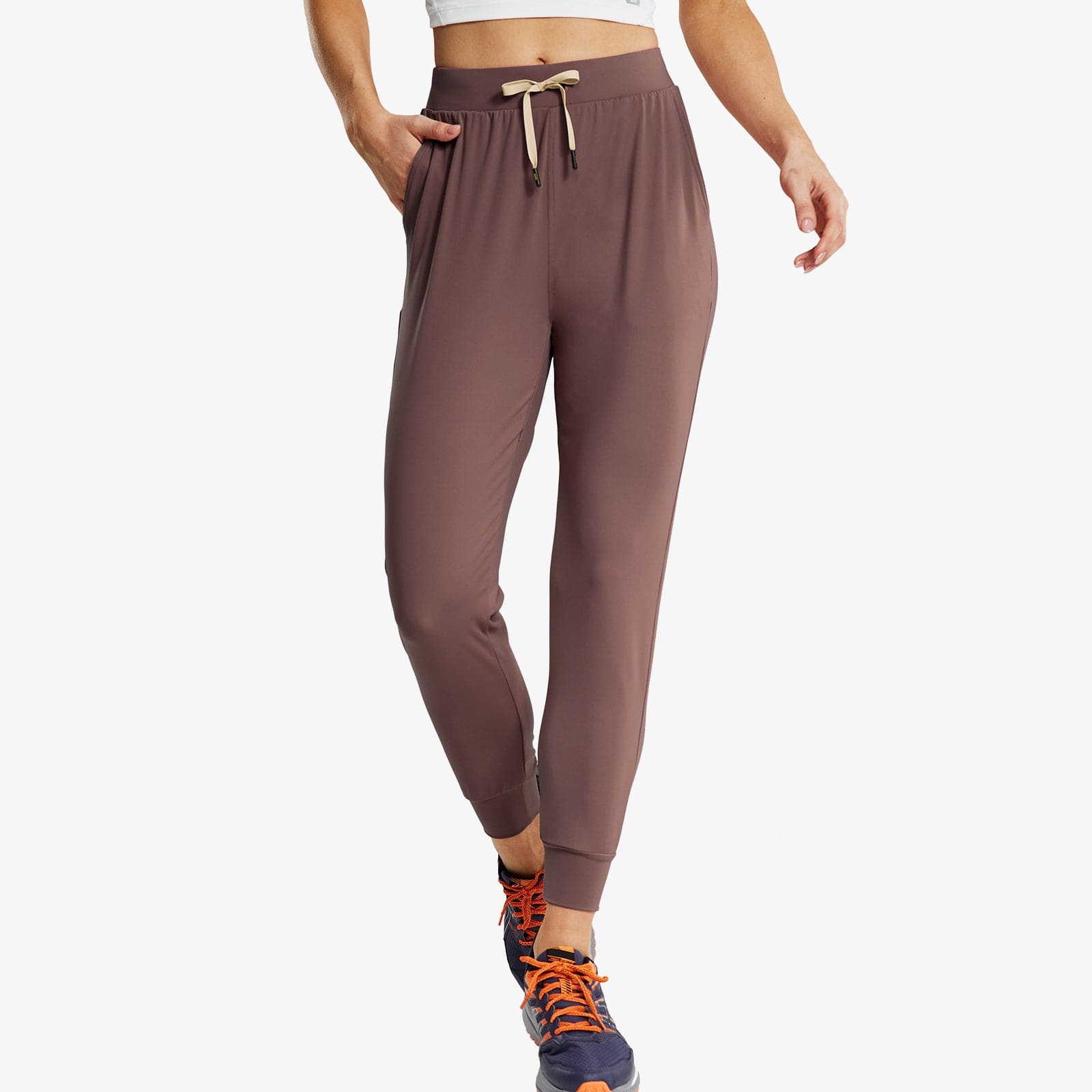 CRZ YOGA Women's Lightweight Drawstring Joggers-XL