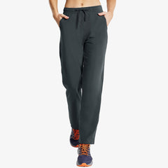 Women's Cotton Sweatpants Casual Drawstring Pants Women Active Pants Dark Grey / S MIER