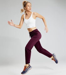 Women's Cotton Sweatpants Casual Drawstring Pants Women Active Pants MIER