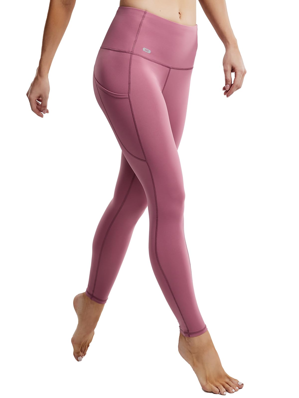 90° DEGREE BY REFLEX: High Waist Cotton Ankle Length Compression Legging 