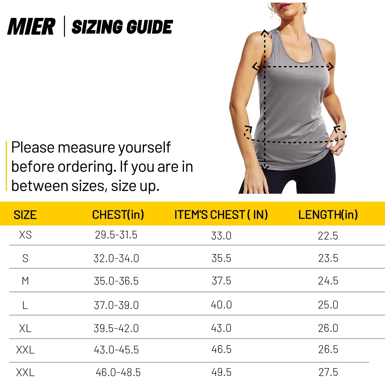 Women's Racerback Workout Tank Tops Dry Fit Muscle Tee Top Women Active Shirt MIER