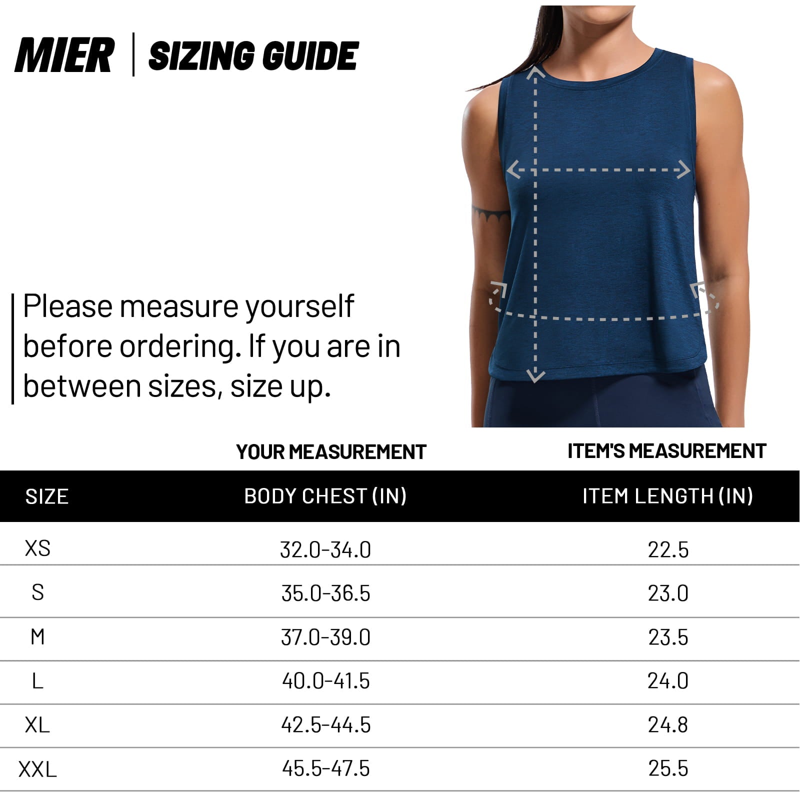 MIER Athletic Running Tank with Side Slits Breathable and Durable Women Tank Top