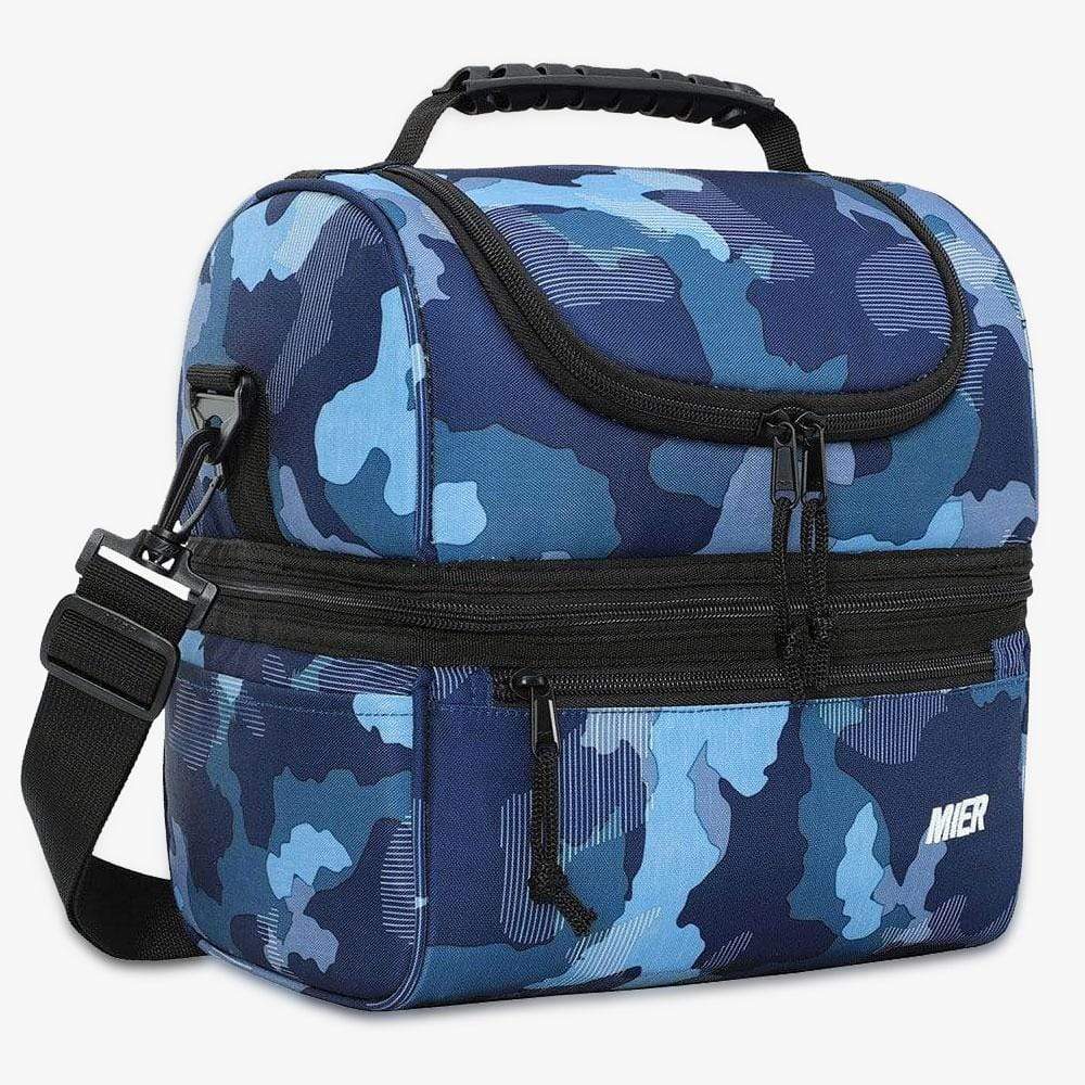 Adult Insulated Lunch Bag for Men, Women Multiple Colors Lunch Bag Large / Camo MIER