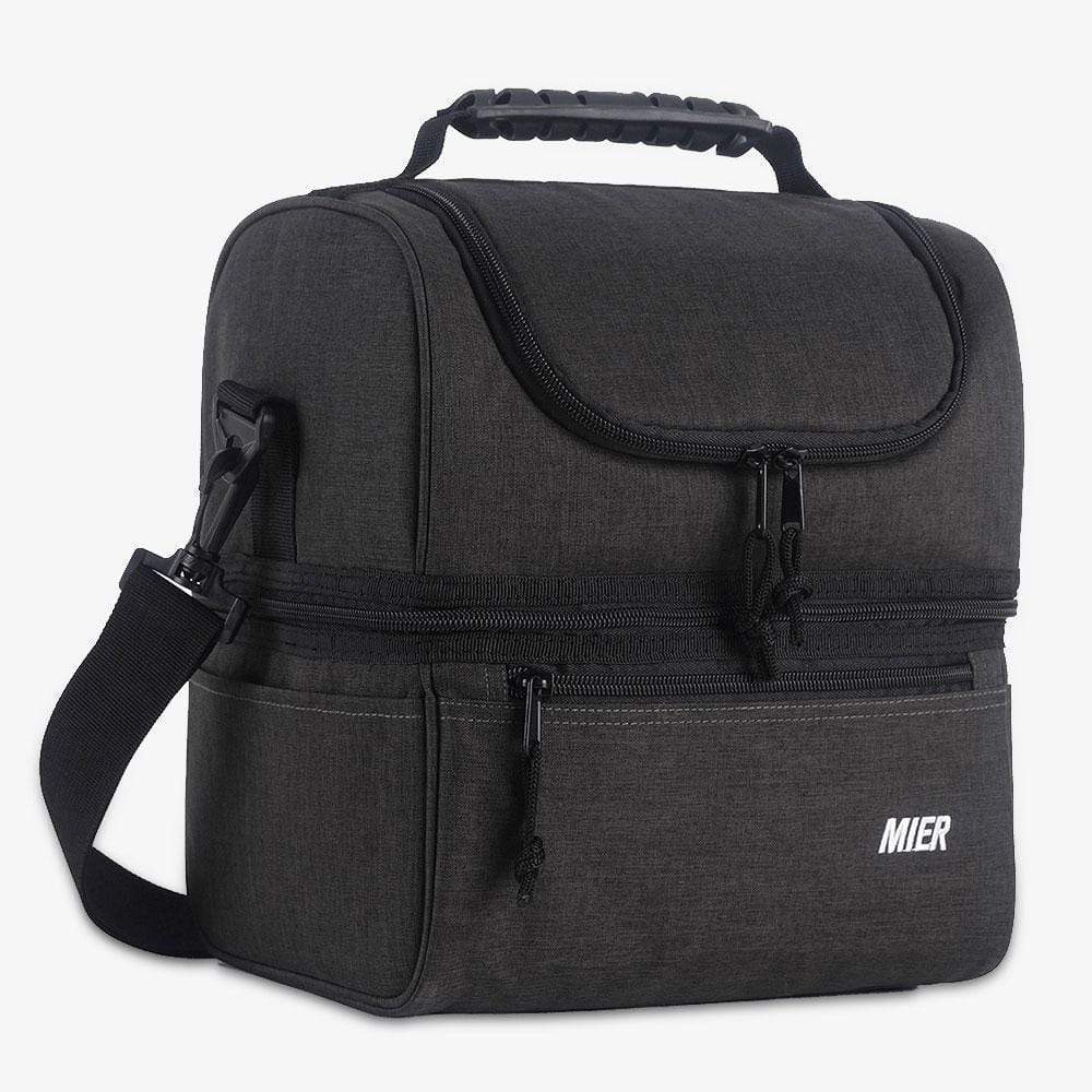 MIER Large Lunch Bags for Men Insulated Lunch Box for Work, Navy