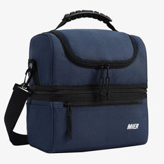 Adult Insulated Lunch Bag for Men, Women Adult Lunch Bag Navy / Large MIER