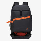MIER Basketball Backpack Sports Bag with Ball Compartment Backpack Bag Black