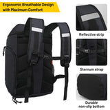MIER Basketball Backpack Sports Bag with Ball Compartment Backpack Bag