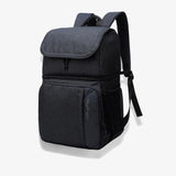 Double Deck 2-in-1 Insulated Lunch Backpack Cooler Cooler Backpack Black MIER