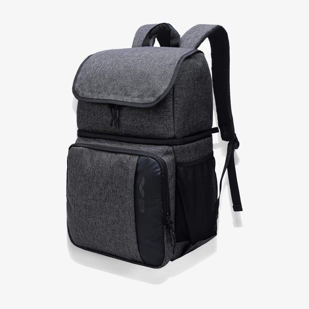 Double Deck 2-in-1 Insulated Lunch Backpack Cooler Cooler Backpack Dark Grey MIER