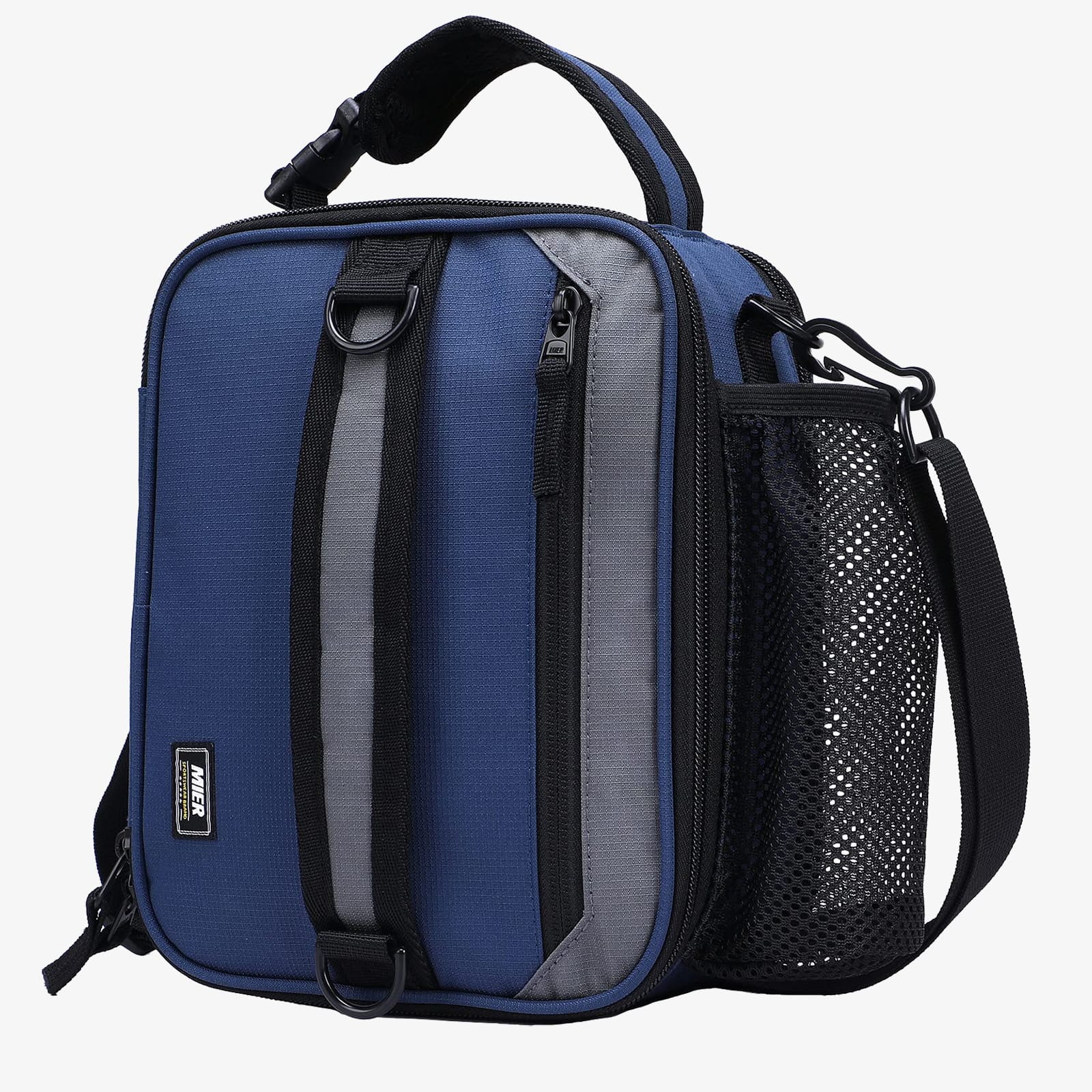 MIER Large Lunch Box for Men Insulated Lunch Bags, Dark Blue