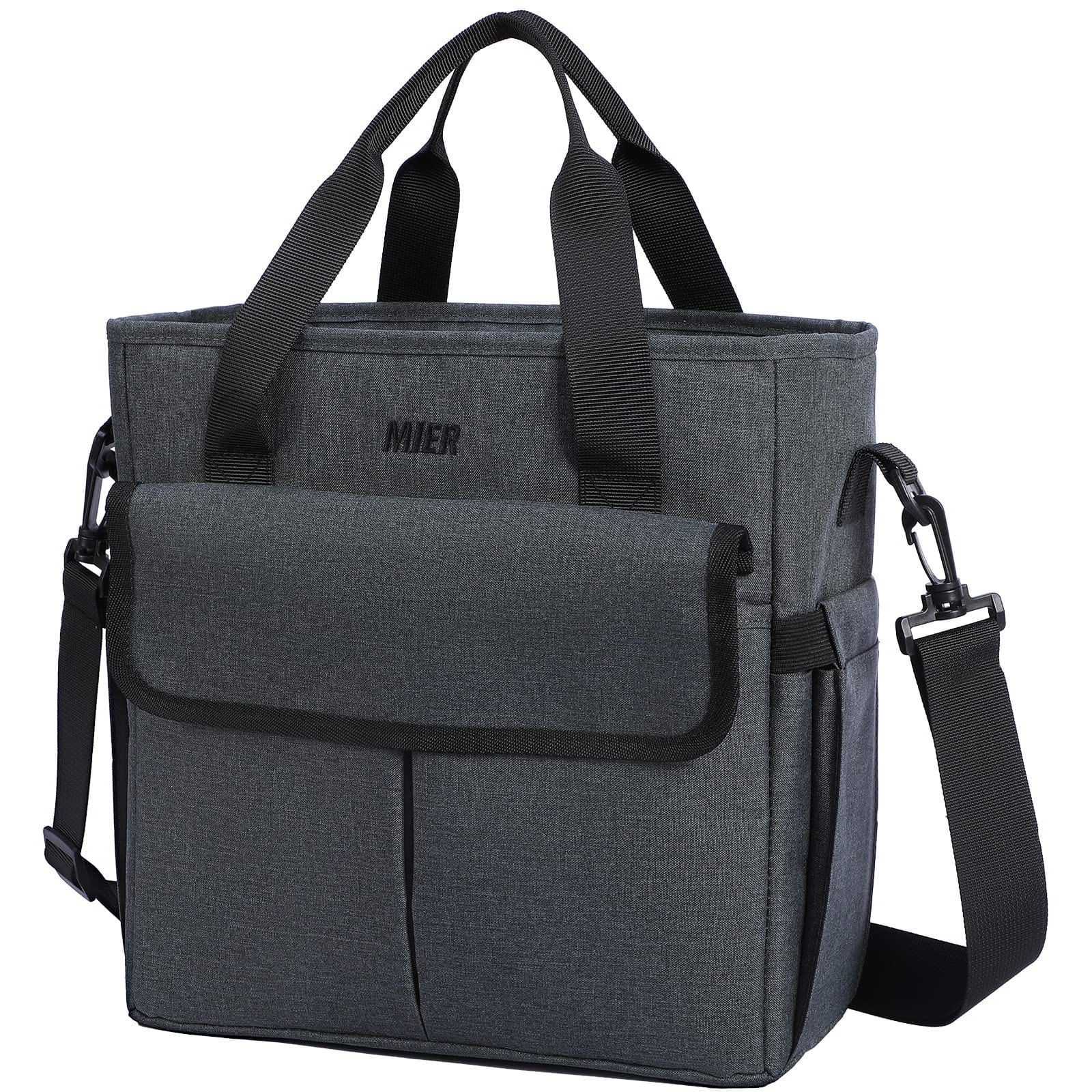 Kato Insulated Lunch Bag for Men Women - Gray