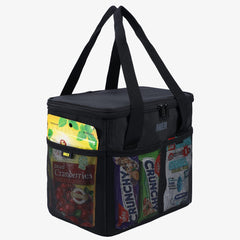 Insulated Lunch Bag Totes for Men Women 12 Can Fashionable Lunch Bag Black MIER