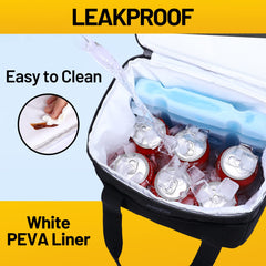 Insulated Lunch Bag Totes for Men Women 12 Can Lunch Bag MIER