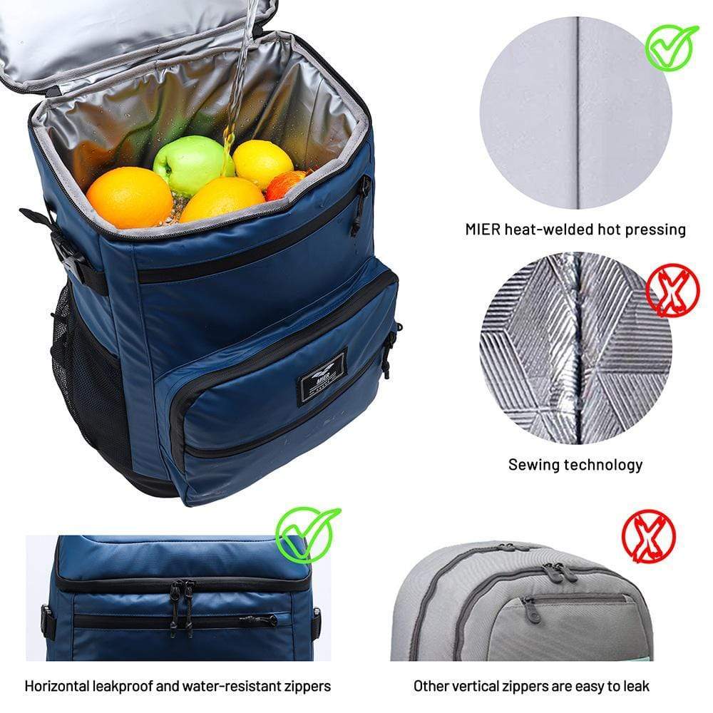 Insulated Waterproof Backpack with Leakproof Coolers Cooler Backpack MIER