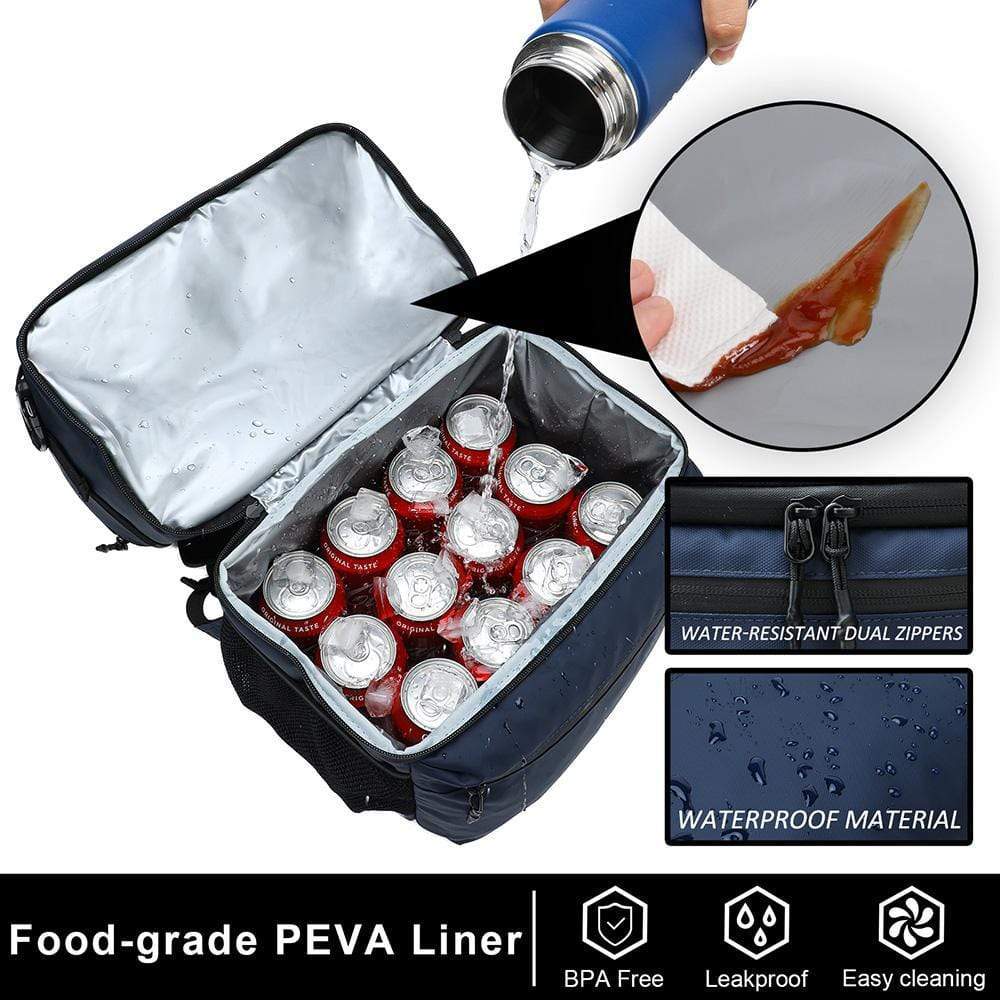 Insulated Waterproof Cooler Backpack Leakproof Soft Cooler Bag Backpack Cooler MIER