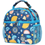 Kids Lunch Bag Insulated Toddlers Lunch Cooler Tote Lunch Bag Blue Lemon MIER