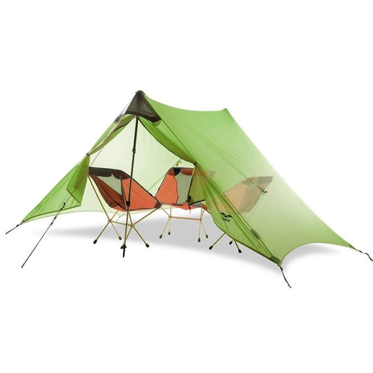 Lanshan 1-2 Person Camping Tent Rainfly Tent Accessories 2-Person / Green MIER