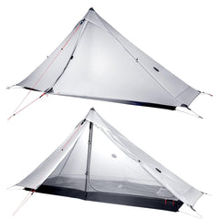 Lanshan Pro 1-Person Ultralight Tent 3-Season Backpacking Tent 帐篷 Grey MIER