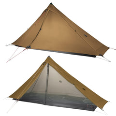 Lanshan Pro 1-Person Ultralight Tent 3-Season Backpacking Tent 帐篷 Khaki MIER