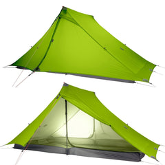 Lanshan Pro 2-Person Ultralight Backpacking Tent 3-Season Camping Tent 帐篷 Green MIER